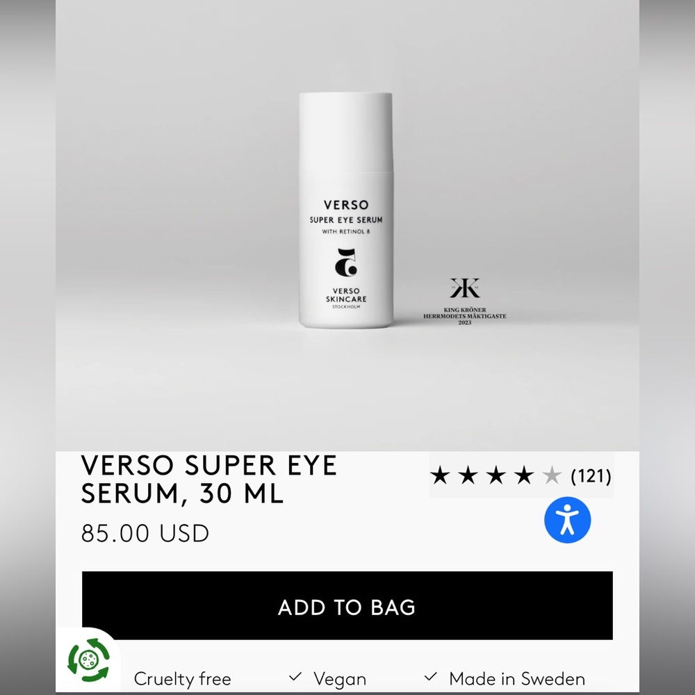 VERSO SUPER EYE SERUM 20 ml